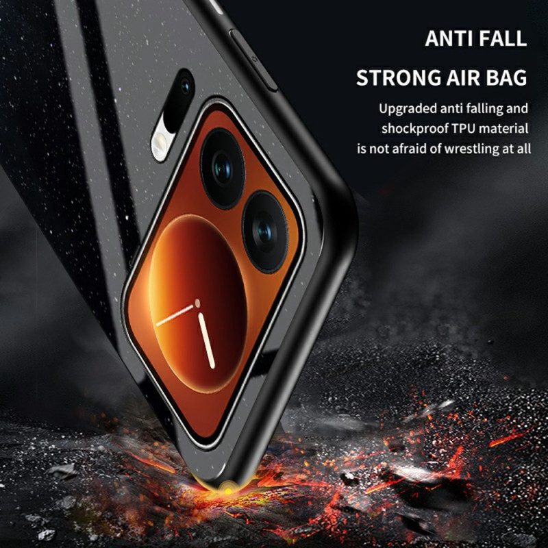 Hülle Für Xiaomi 17 Pro Max Gehärtetes Glas In Himmelblau