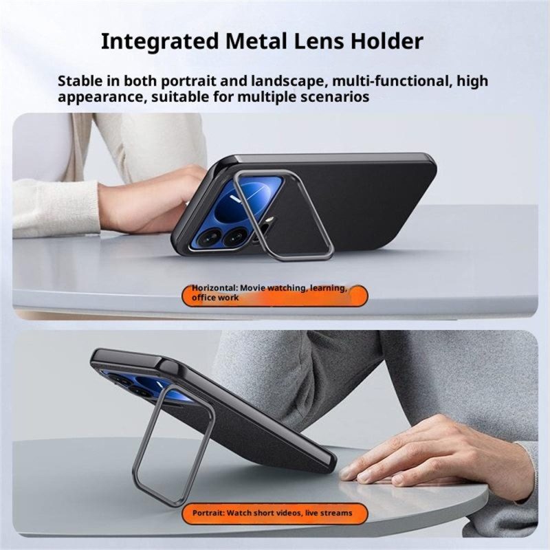 Hülle Für Xiaomi 17 Pro Max Metallrahmen Und Integrierter Ständer