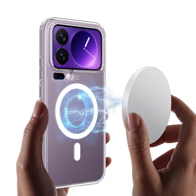 Hülle Für Xiaomi 17 Pro Max Transparenter Magnetverschluss