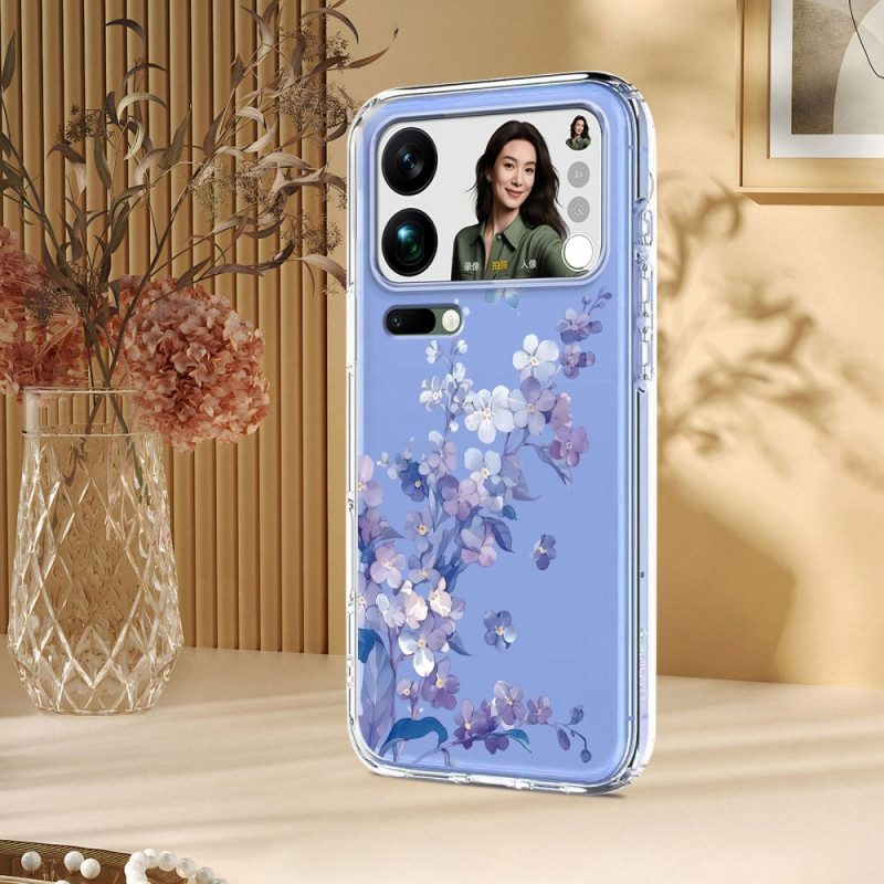 Hülle Xiaomi 17 Pro Max Handyhülle Schmetterlinge Und Blumen
