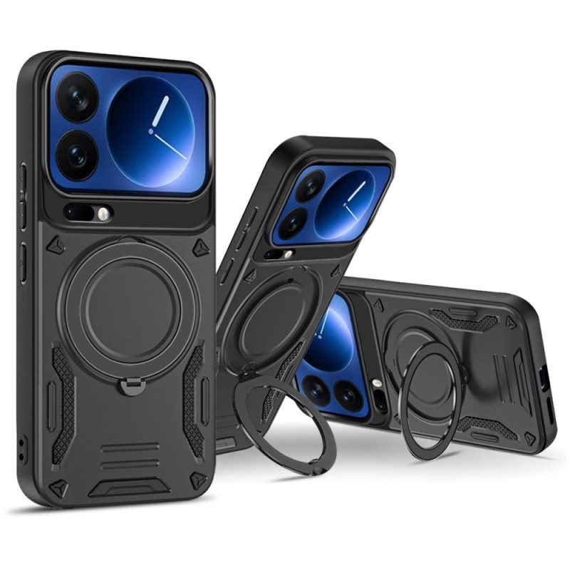 Hülle Xiaomi 17 Pro Max Magnetverschluss Mit Drehbarem Ständer