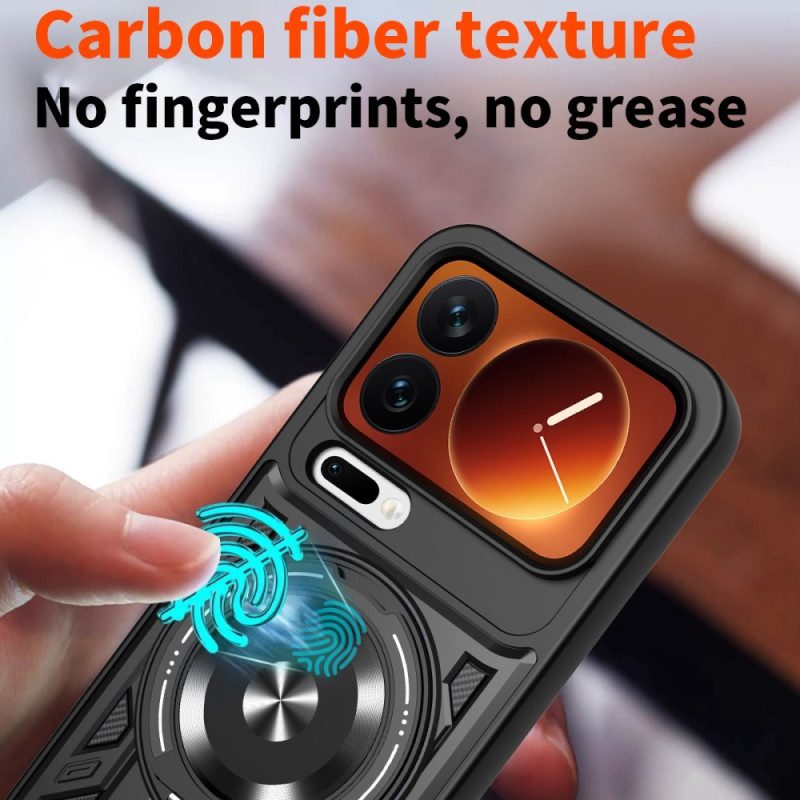 Hülle Xiaomi 17 Pro Max Magnetverschluss Mit Drehbarem Ständer