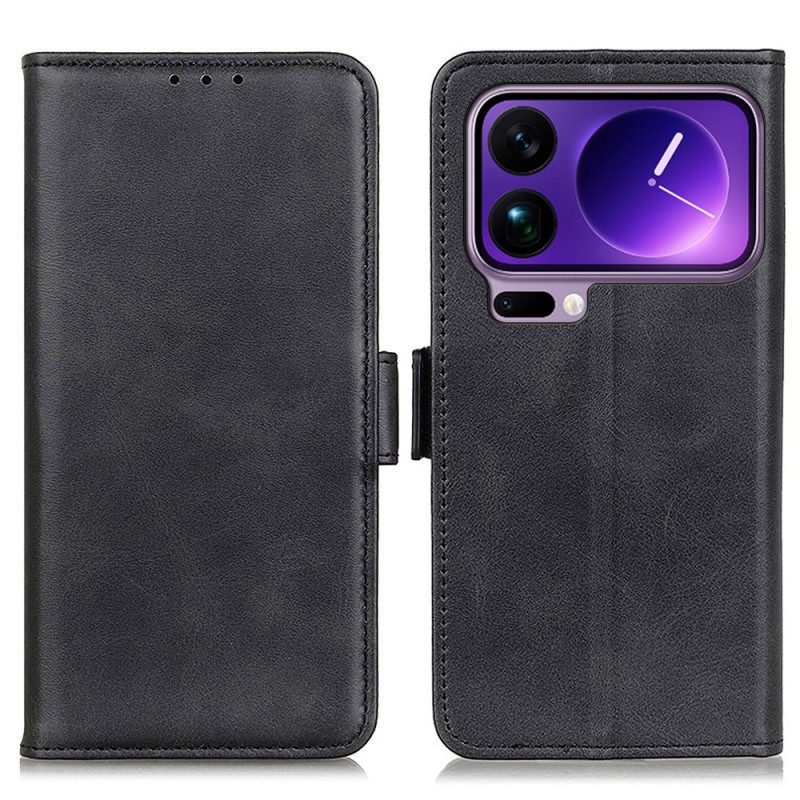 Lederhüllen Für Xiaomi 17 Pro Max Doppelverschluss