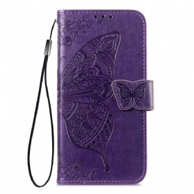 Lederhüllen Für Xiaomi 17 Pro Max Schmetterlingsdesign