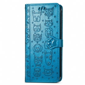 Lederhüllen Xiaomi 17 Pro Max Animierte Tiere