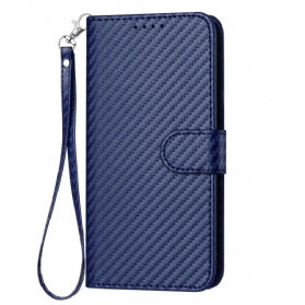 Lederhüllen Xiaomi 17 Pro Max Handyhülle Carbonfaser-lanyard