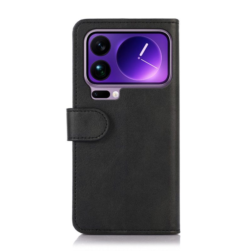 Lederhüllen Xiaomi 17 Pro Max Handyhülle Klassische Lederoptik