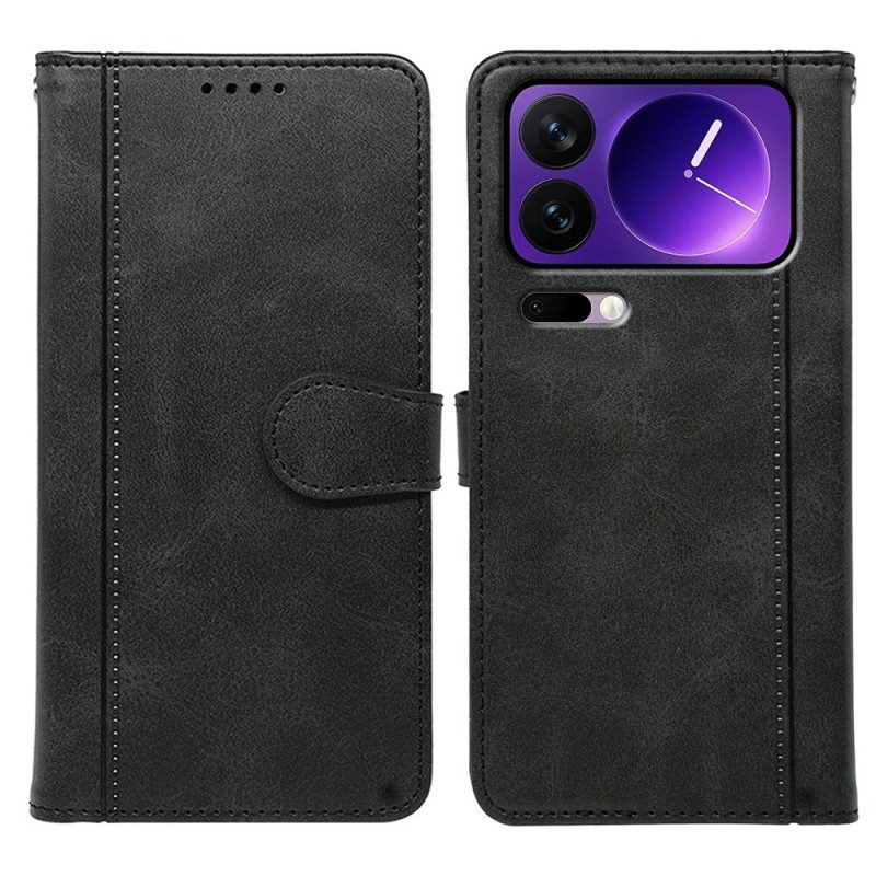 Lederhüllen Xiaomi 17 Pro Max Handyhülle Paspelierung