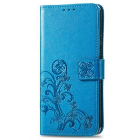 Lederhüllen Xiaomi 17 Pro Max Handyhülle Vierblättriges Kleeblatt