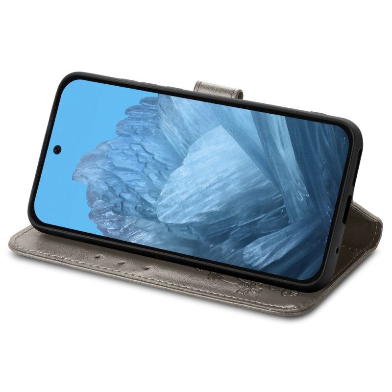 Lederhüllen Xiaomi 17 Pro Max Handyhülle Vierblättriges Kleeblatt