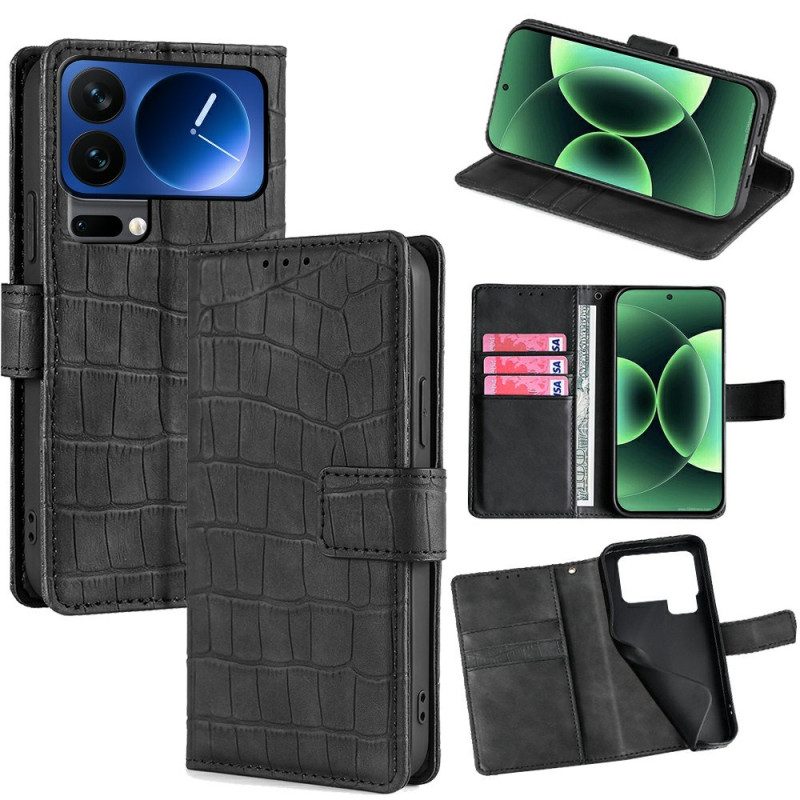 Lederhüllen Xiaomi 17 Pro Max Krokodilprägung