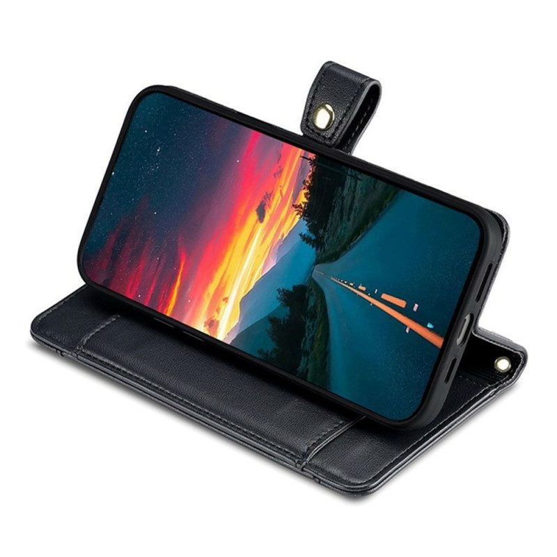 Lederhüllen Xiaomi 17 Pro Max Reißverschlusstasche Und 2 Schulterriemen