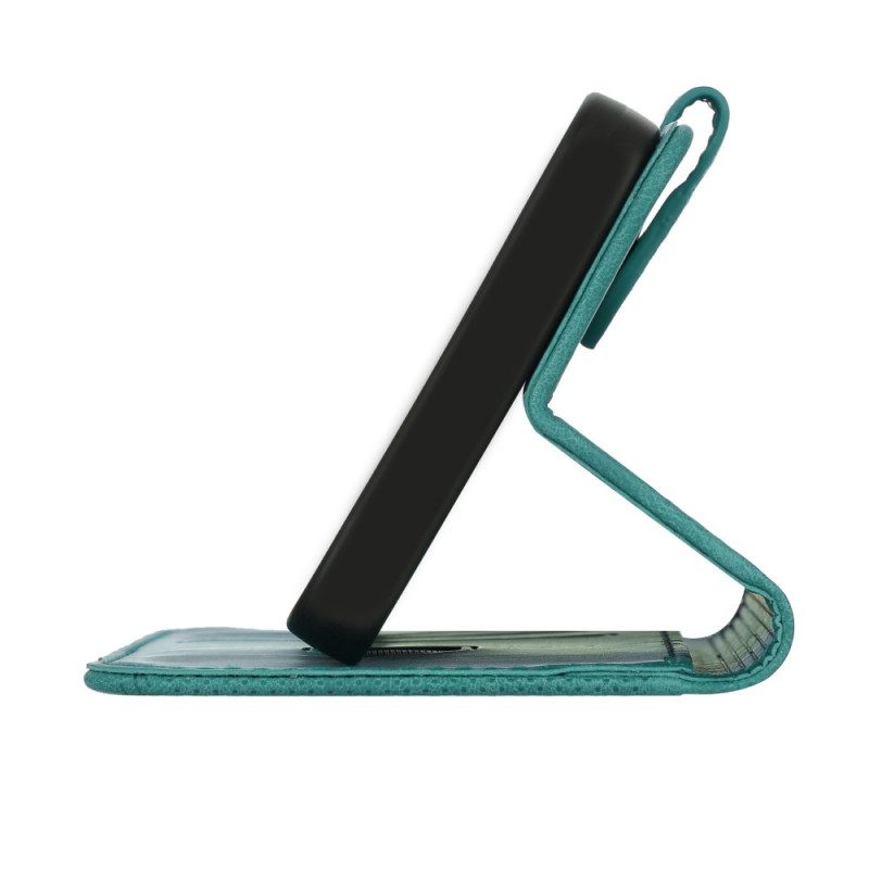 Lederhüllen Xiaomi 17 Pro Max Schmetterlings- Und Geometrisches Design