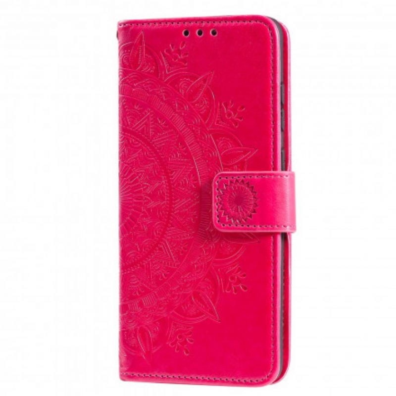 Lederhüllen Für Poco X3 / X3 Pro / X3 NFC Sonnenmandala