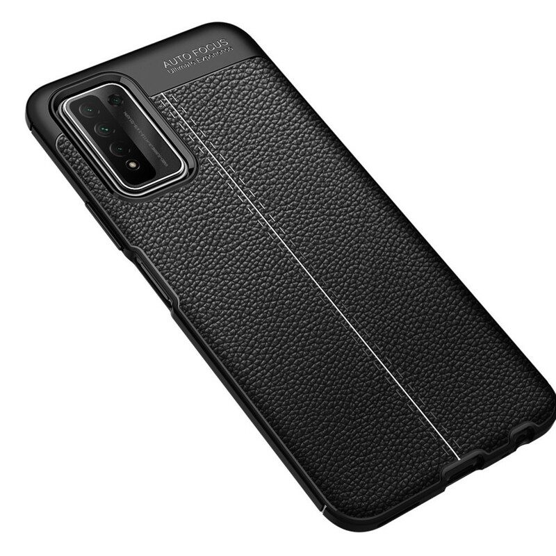 Hülle Für Honor 10X Lite Doppellinien-litschi-ledereffekt