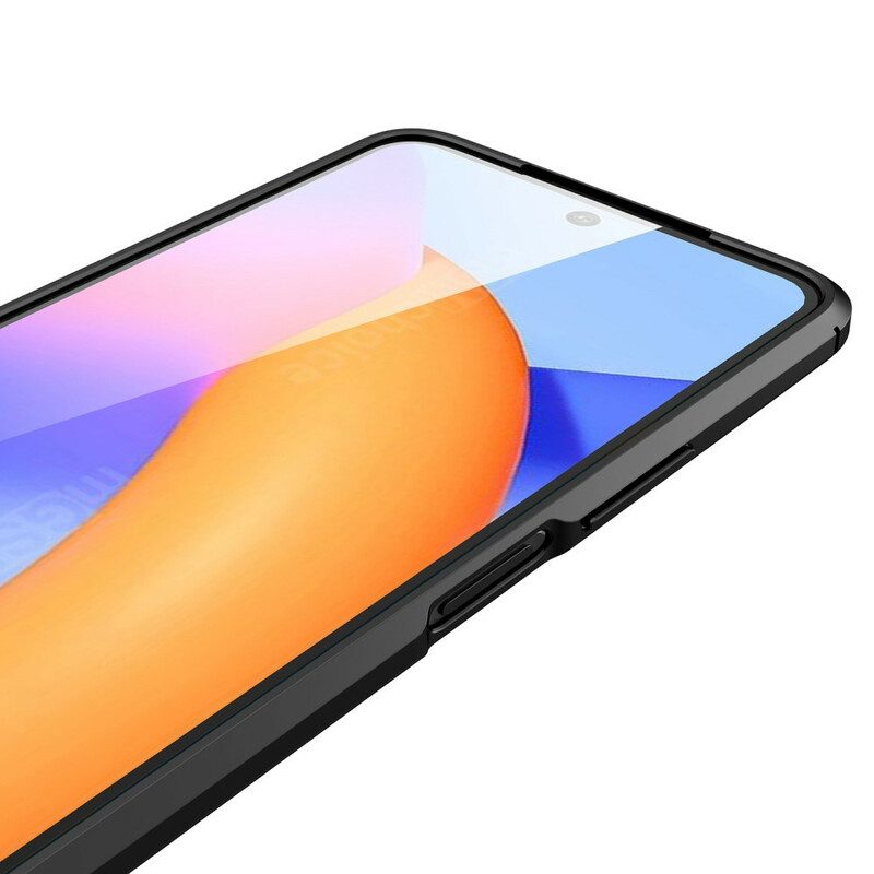 Hülle Für Honor 10X Lite Doppellinien-litschi-ledereffekt