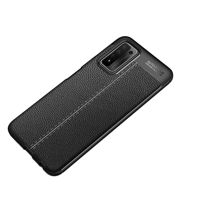 Hülle Für Honor 10X Lite Doppellinien-litschi-ledereffekt