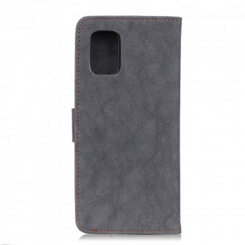 Flip Case Für OnePlus 9 Pro Khazneh Retro Spaltleder