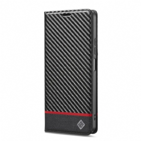 Flip Case Für Poco C75 Carbon-textur