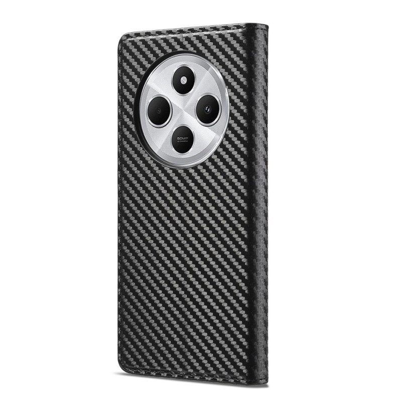 Flip Case Für Poco C75 Carbon-textur