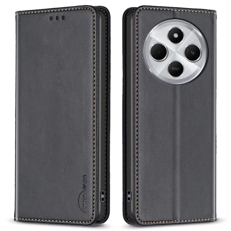 Flip Case Poco C75 Handyhülle Binfen Color