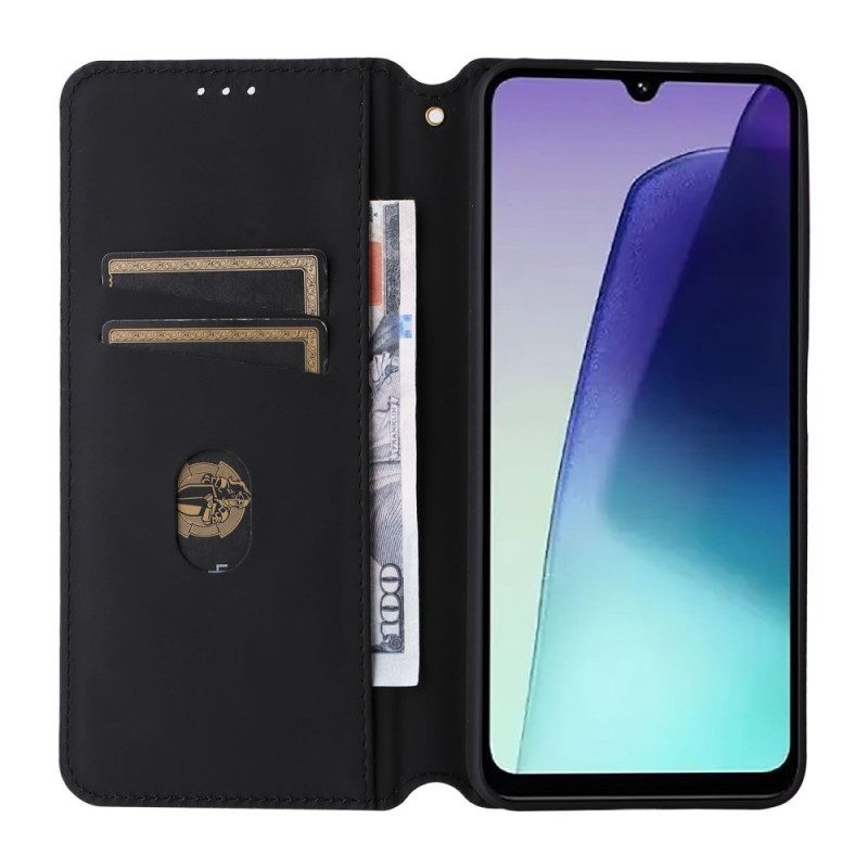 Flip Case Poco C75 Rautenmuster