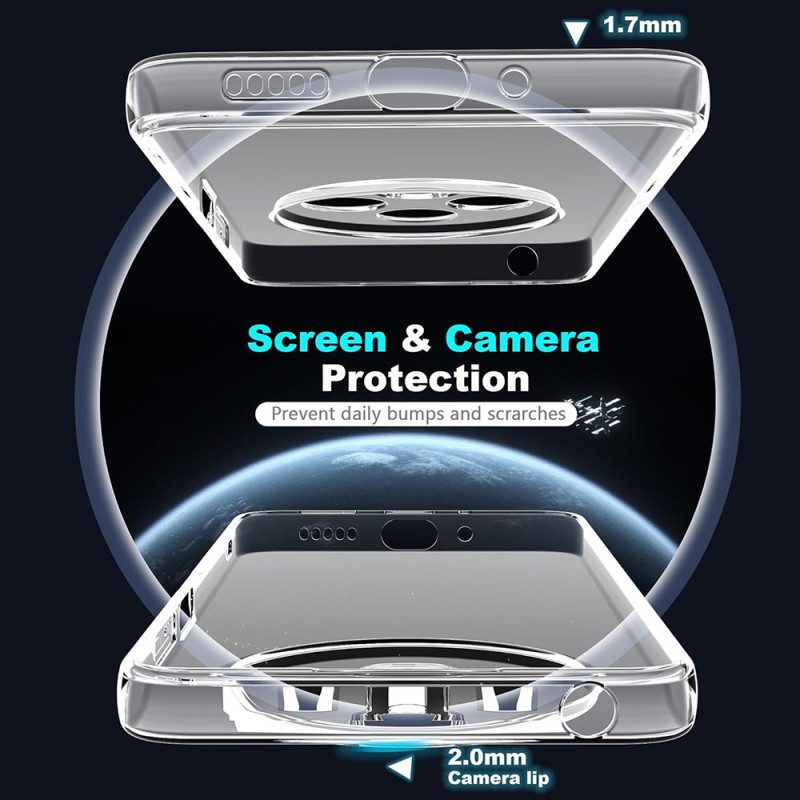 Hülle Für Poco C75 Anti-fingerprint-transparent