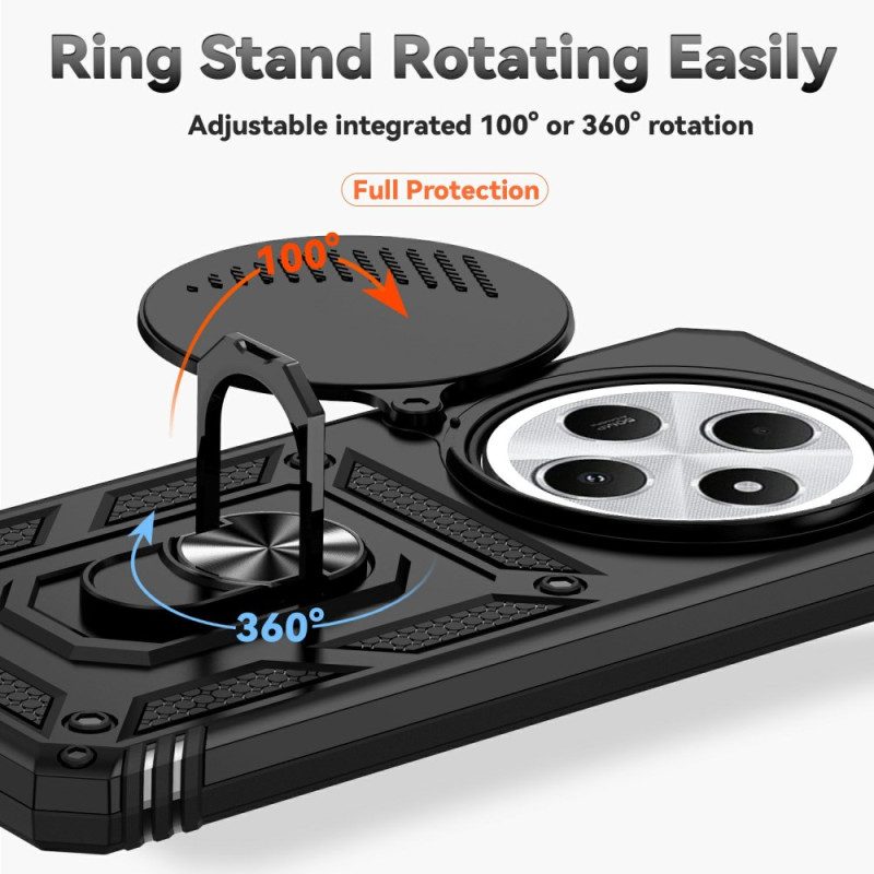 Hülle Für Poco C75 Kadem Ringhalter Mit Blumen- Und Strasssteinen Und Kameraabdeckung