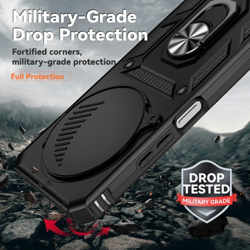 Hülle Für Poco C75 Kadem Ringhalter Mit Blumen- Und Strasssteinen Und Kameraabdeckung