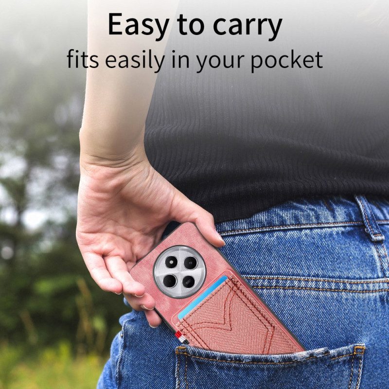 Hülle Für Poco C75 Kartenhalter Aus Denim