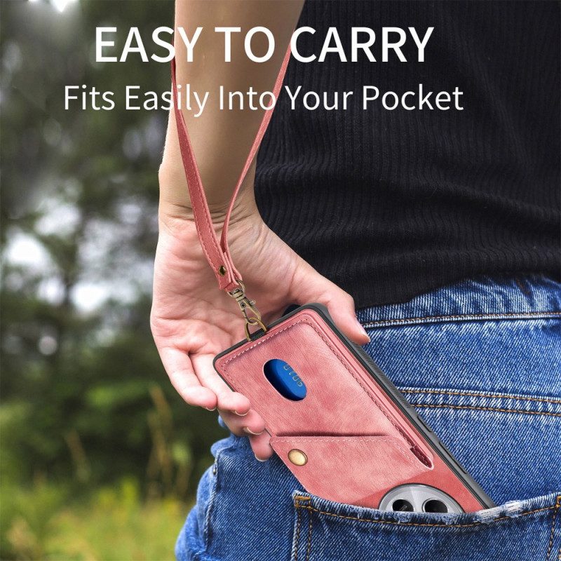 Hülle Für Poco C75 Kartenhalter Und Halterung Im Retro-stil