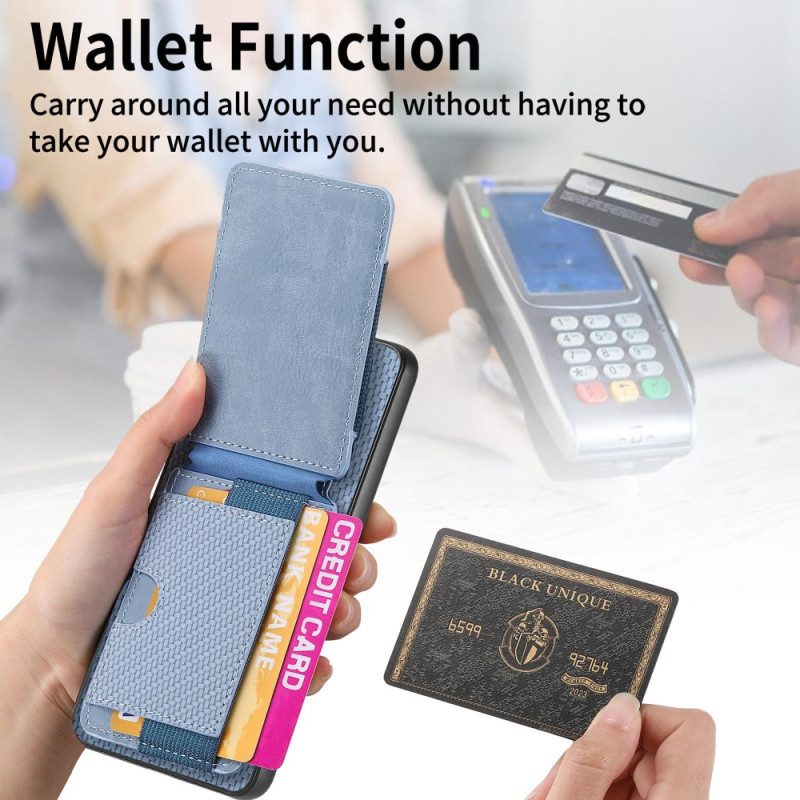 Hülle Poco C75 Kartenhalter Und Ständer Aus Carbonfaser