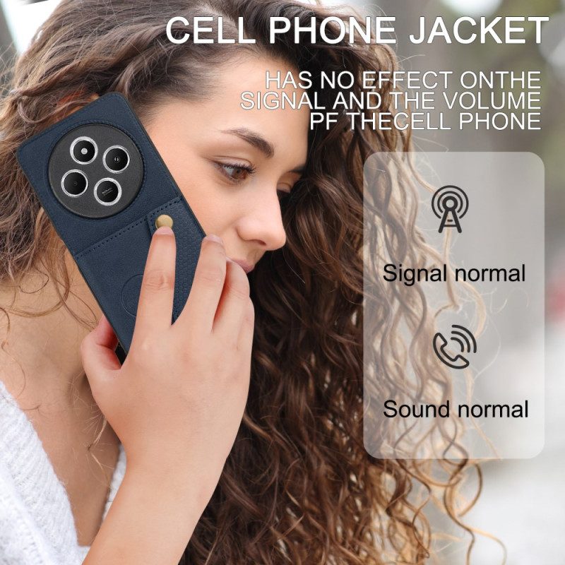 Hülle Poco C75 Kartenhalter Und Ständer In Lederoptik