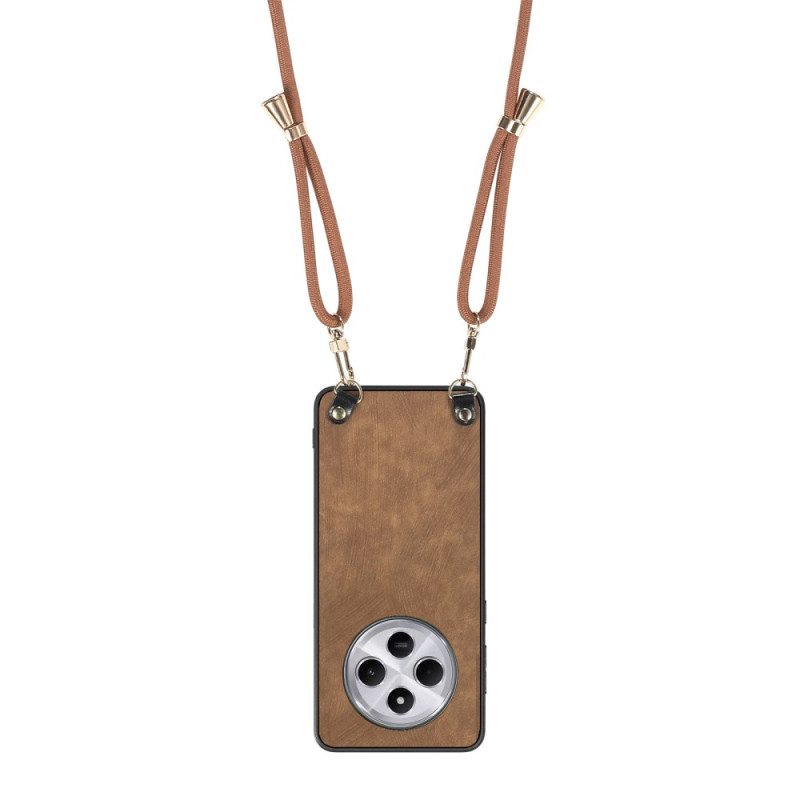 Hülle Poco C75 Retro-lederoptik