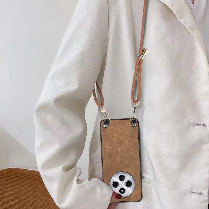 Hülle Poco C75 Retro-lederoptik