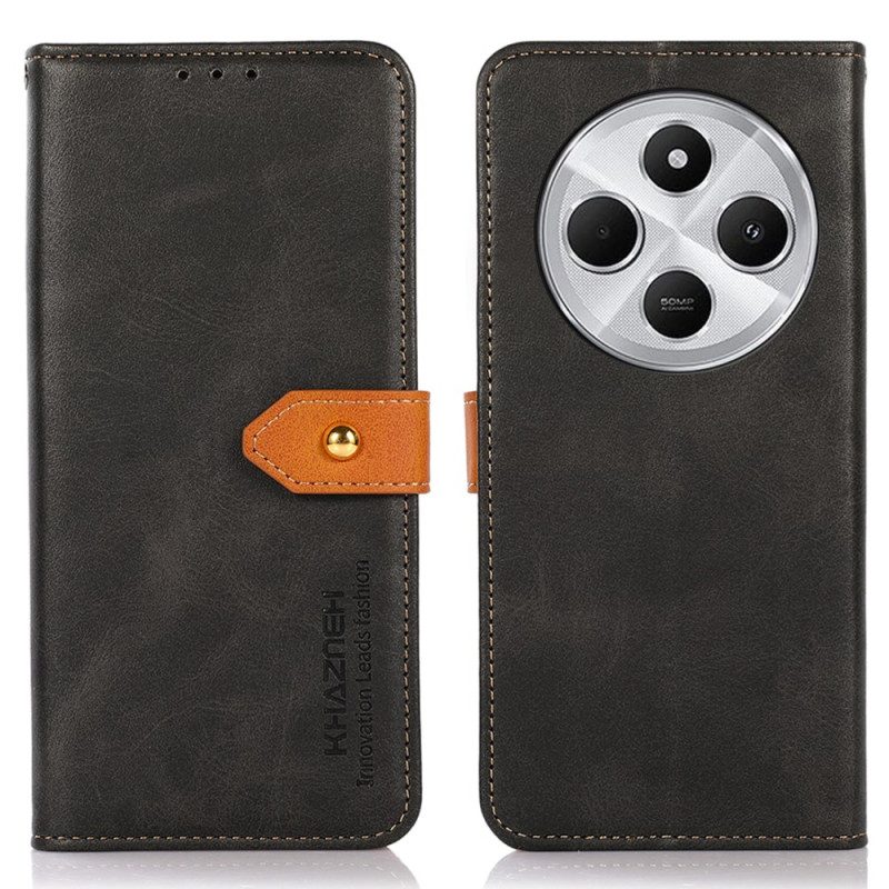 Lederhüllen Für Poco C75 Goldknopf