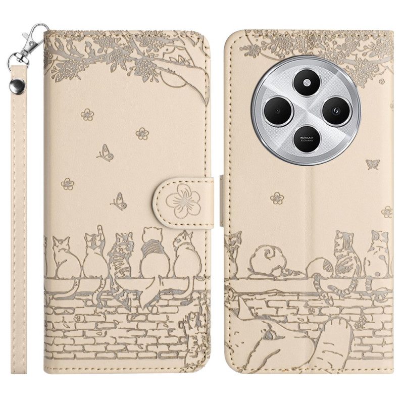 Lederhüllen Für Poco C75 Katzen Mit Riemen