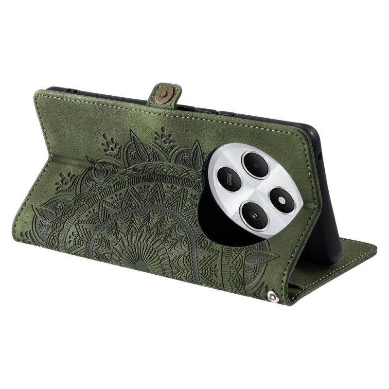 Lederhüllen Für Poco C75 Mandala-geldbörse