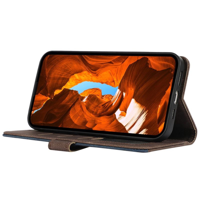 Lederhüllen Für Poco C75 Zweifarbig Abeel