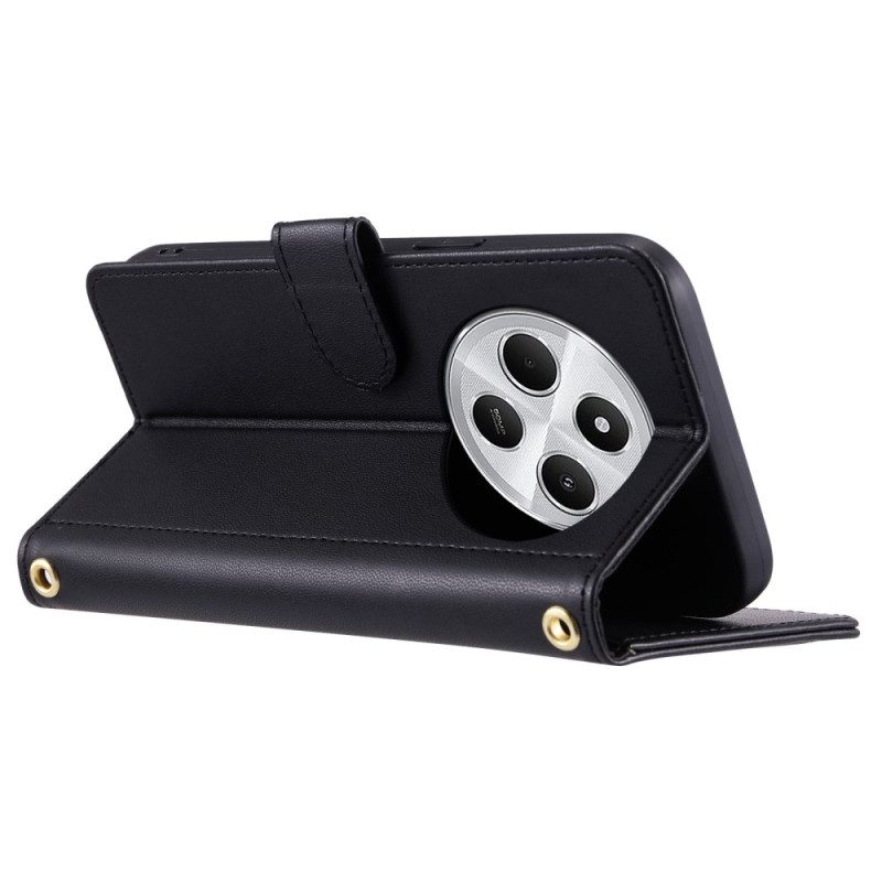 Lederhüllen Poco C75 Gesteppt