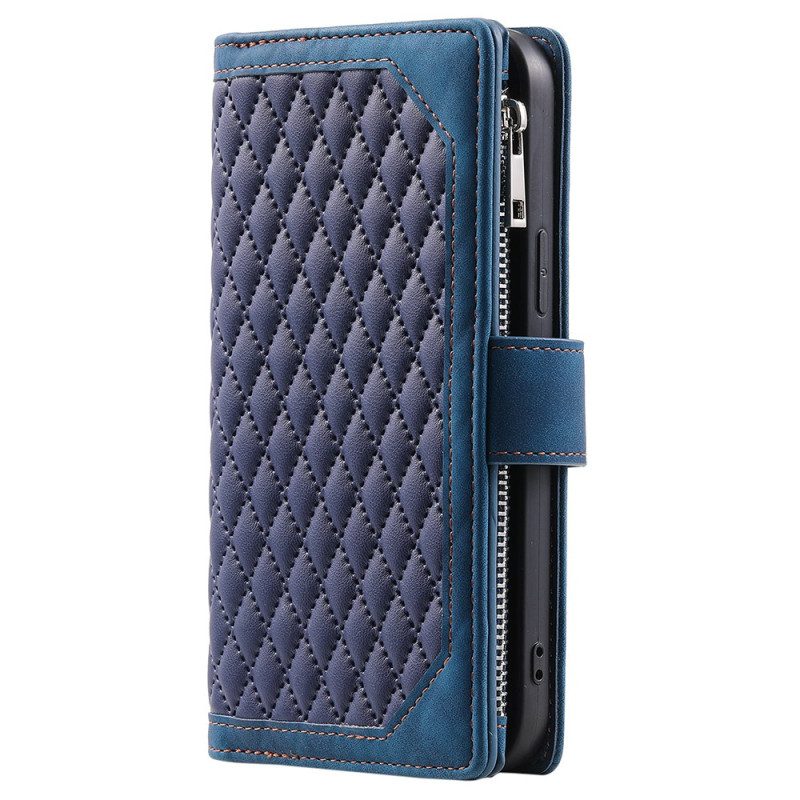 Lederhüllen Poco C75 Gesteppte Multifunktionstasche