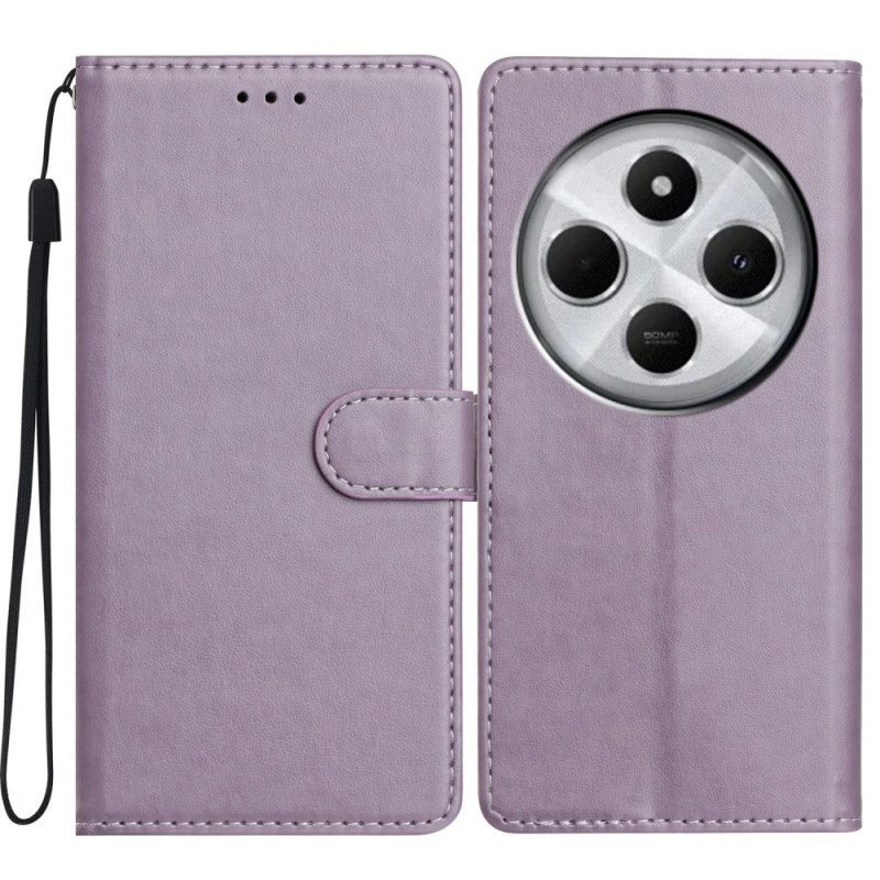 Lederhüllen Poco C75 Glattlederoptik Mit Riemen