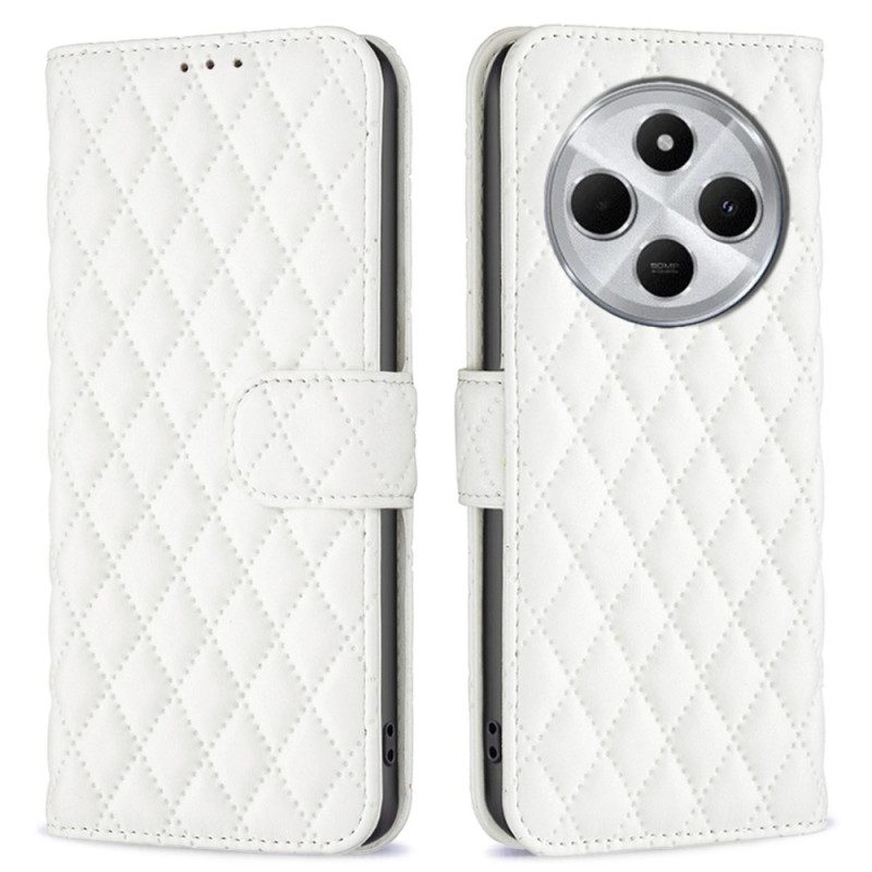 Lederhüllen Poco C75 Handyhülle Gesteppte Binfen Farbe