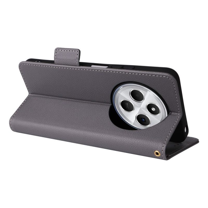 Lederhüllen Poco C75 Handyhülle Litschi-textur Mit Riemen