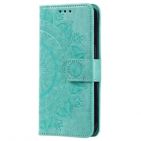 Lederhüllen Poco C75 Handyhülle Mandala-sonne