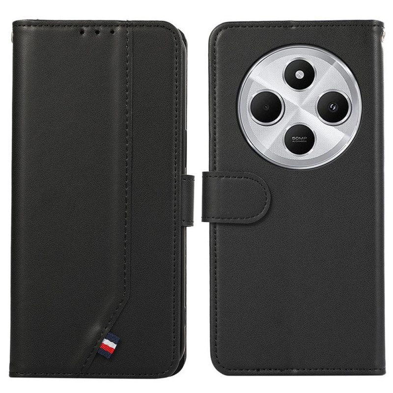 Lederhüllen Poco C75 Handyhülle Rfid-schutz 3 Kartenfächer