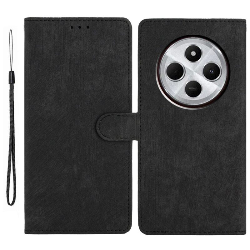 Lederhüllen Poco C75 Handyhülle Riemen In Wildlederoptik