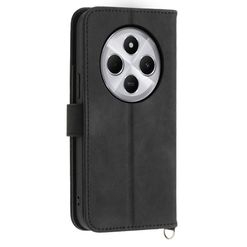 Lederhüllen Poco C75 Handyhülle Schnürung In Wildlederoptik Mit Riemen Und Schulterriemen