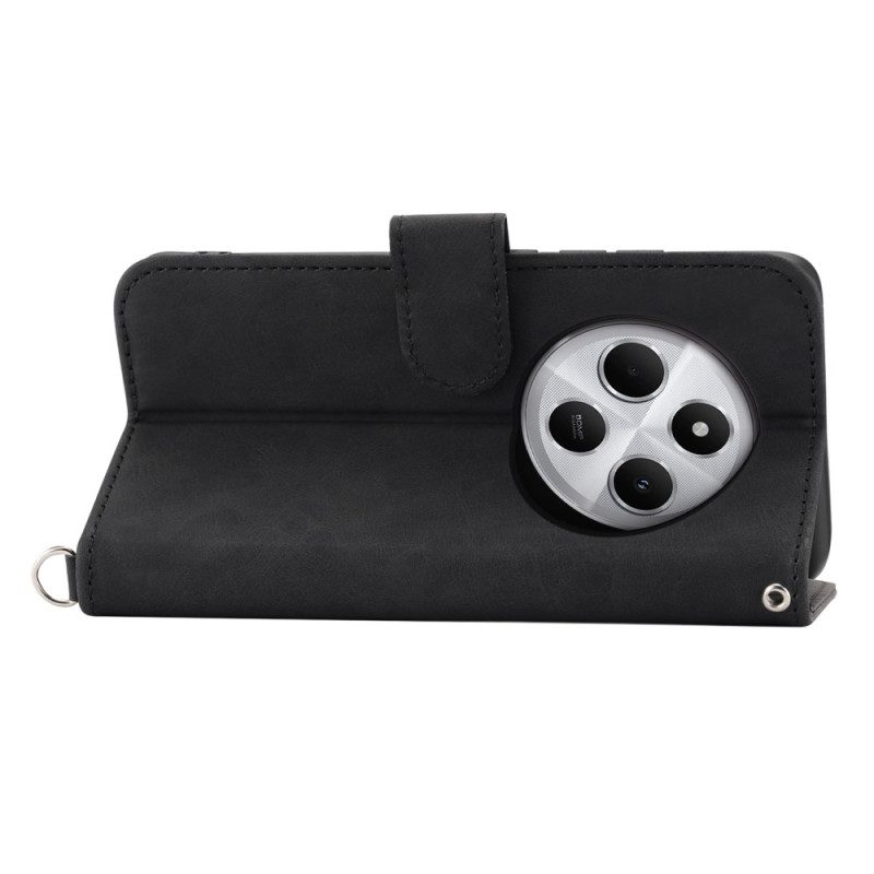 Lederhüllen Poco C75 Handyhülle Schnürung In Wildlederoptik Mit Riemen Und Schulterriemen