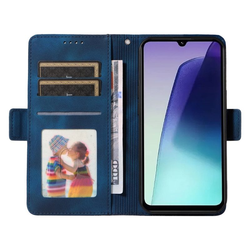 Lederhüllen Poco C75 Handyhülle Sternenmuster